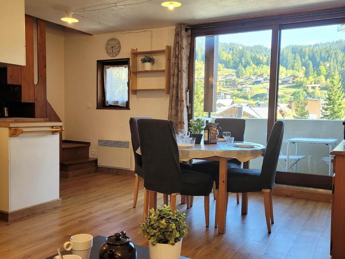 Apartamento Duplex 3 Pieces Aux Gets, Proche Pistes Avec Parking Et Wifi - Fr-1-598-23 Les Gets Exterior foto